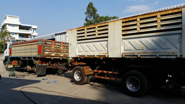 Isuzu FXZ 360แรง พร้อมลูกดั๊ม3เพลา 3มิตร แม่ปี2552ลูกปี2557 ยางใหม่