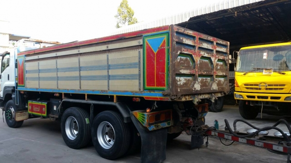 Isuzu FXZ 360แรง พร้อมลูกดั๊ม3เพลา 3มิตร แม่ปี2552ลูกปี2557 ยางใหม่