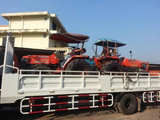 คูโบต้า L3408 4 WD พร้อมใบมีด เดิมๆ