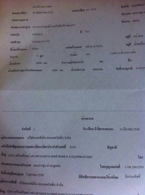 เครื่องดี คัตซีสวย  เครื่อง wo7d 195แรง ยาว7m 630000 ต่อลองหน้างาน