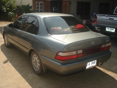 ขายเก๋ง TOYOTA COROLLA 1.6 GXi MT ติดแก๊ส LPG ปี 1995