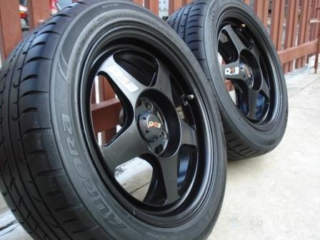 แม็ก EVO ขอบ 15 4 รู 100  พร้อมยางขายถูกๆ 1 คู่