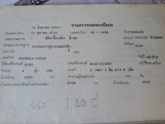 ((ร้านรุ่งโรจน์ 082-1057078)ขายดั้ม HINO ซุปเปอร์เสี่ยแท้ 120 แรงม้า(ลูกค้ายโสธรมารับรถกลับบ้านเรียบร้อยแล้ว)(รถห้างแท้ )ราคาถูกๆ เกียร์สั้นแท้  สวยมากๆ ตัวจริงสวยกว่ารูปเยอะ ดั้มใหญ่ยิงหน้า6ตัน เครื่องแน่น แห้ง แรงดีสุดๆ(ไม่มีไอ) ร