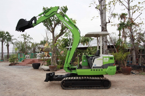 ขายรถแบคโฮ MITSUBISHI MM35 (เท่าPC35) คอลโทรลสั้น ปั้มนิ้ว ติดต่อ 086-775-7900, 086-324-1992 ขายรถแบคโฮ MITSUBISHI MM35 (เท่าPC35) คอลโทรลสั้น ปั้มนิ้ว ติดต่อ 086-775-7900, 086-324-1992