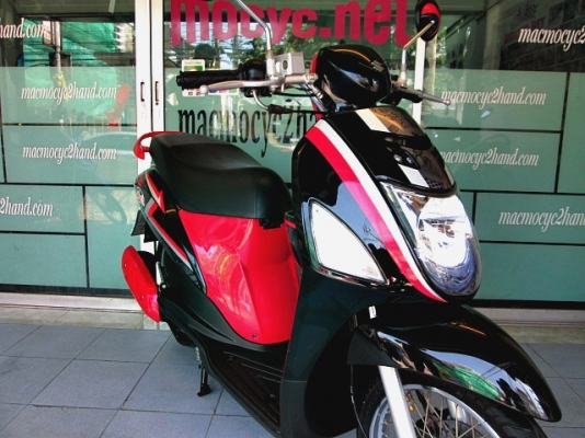 LET'S  สีแดงดำ อมตะ รถเดือน มีนาคม.ปี57 รุ่นใหม่หัวฉีด ไมล์ 2 พันโล แถม 2 รายการ 22900