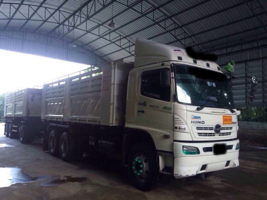 ขายรถ22ล้อดั้มพ์ HINO ซีรี่ 500 เครื่อง 344 แรงม้า หัวหางสามมิตร สวยๆ สนใจโทร 081-970-1072