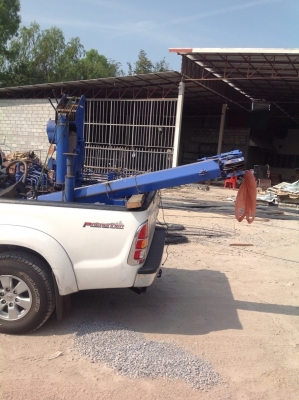 เครนติดหลังรถบรรทุก TADANO ท้องวี 5 เหลี่ยม เก่านอกแท้ ๆ