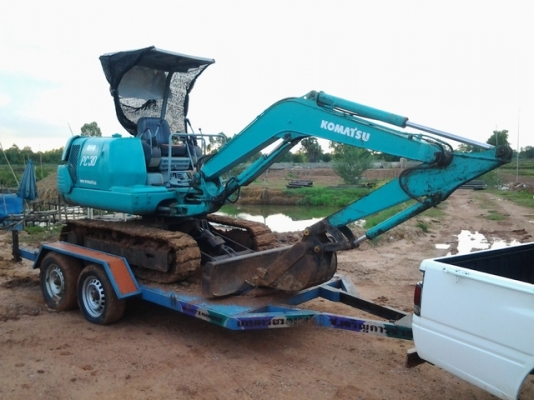 ให้เช่าแบคโฮเล็กpc30 มีหัวแย๊กปูน ร์้อป่ารื้อถนน จ.ขอนแก่น