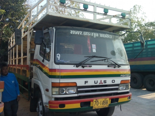 ขาย 6 ล้อMITSUDISHI ฟูโซ้ ยาว 7 เมตรหัวแคนซี วางเครื่องHINO195