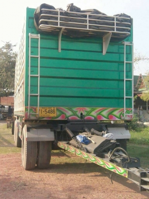 ขายรถบรรทุก 24 ล้อคอกเกษตรไม่ดัมพ์ HINO หัวเปอร์เฟีย 12 ล้อ เครื่อง 260 แรงม้า หางพ่วง 3 เพลา ราคา 1500000