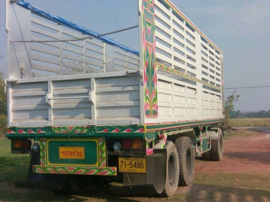 ขายรถบรรทุก 24 ล้อคอกเกษตรไม่ดัมพ์ HINO หัวเปอร์เฟีย 12 ล้อ เครื่อง 260 แรงม้า หางพ่วง 3 เพลา ราคา 1500000