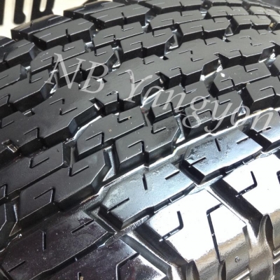 ล้อแม็ก Isuzu dmax all new vcross รมดำแท้ ตัว top ขอบ 17 พร้อมยางบริสโตน 255-65-17 ปี14