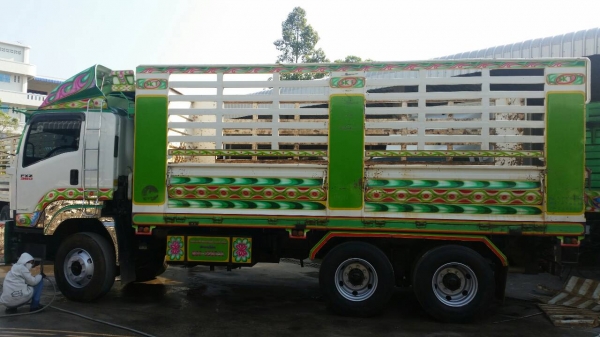 ISUZU FXZ 360 กระบะไม่ดั๊ม พ่วงแม่ลูก ใช้งาน 150,000 ก.ม. ตัวแม่ยางใหม่ ตัวลูกยาง 60\%