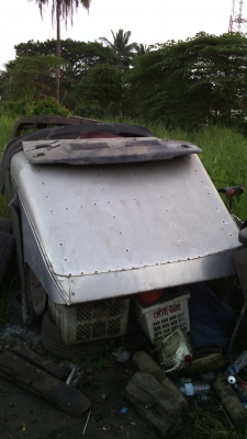 หลังคาแม่ค้าเปิดข้างใด้