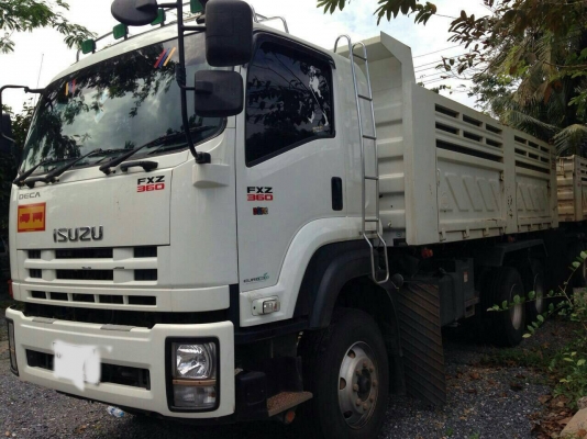 ขายดาวน์700000รถพ่วงISUZU DECA360ปี57ไมล์7หมื่นกว่าส่งต่ออีก49งวดๆละ74000