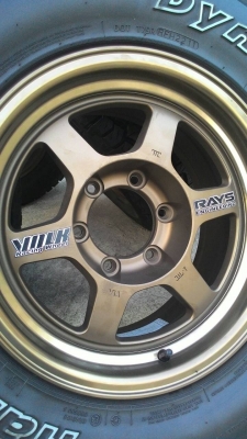 ขาย TE37 พร้อมยาง A/T 265/75R16 สวยๆ