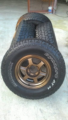 ขาย TE37 พร้อมยาง A/T 265/75R16 สวยๆ