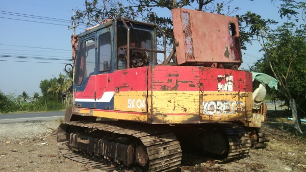 ขายแมคโคร kobelco sk04 100 ราคาถูก 420000 ราคาต่อรองได้คับ