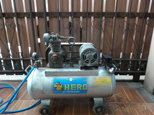 ปั้มลม HERO 36L ใช้งานได้ปกติ เสียงเครืองนิ่มๆเลยคับ