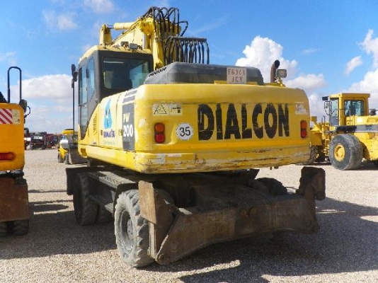 PW200-7K # K40139 : รถขุดล้อยาง รถนอกนำเข้า T.กุ้ง:081-3062283