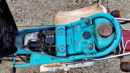 ของขวัญปีใหม่รถมอเตอร์ไซค์ไขลานรถสะสม HONDA PALHOLIDAY