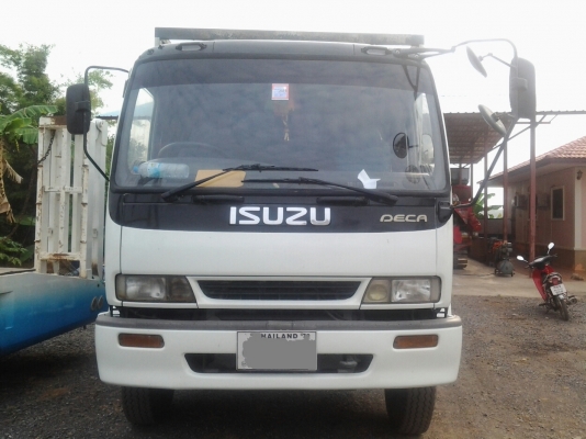ISUZU DECA ยูโร1 ขนาด 195 Hp รถห้างแท้ 2 เพลา คอกบรรทุกหมู พร้อมลิฟ สไลด์ขึ้นลง