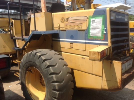 รถตักล้อยาง  WA100-1-3xxxx  สภาพเดิมจากญี่ปุ่น  ยังไม่เคยใช้งานในไทย  โทร.081-373-0559