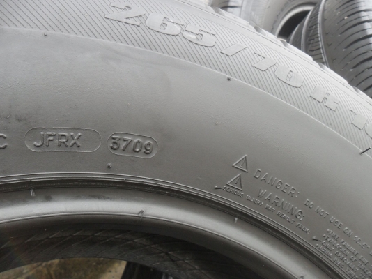 ยาง MICHELIN 265/70R16 ปี09 ยาง MICHELIN 265/70R16 ปี09