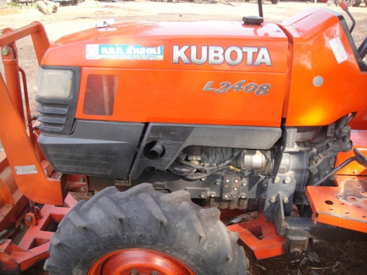 คูโบต้า L3408 4 WD 2 เพลา ใบมีดหน้า  ผาน 6x22 ทำงาน สภาพดีครับ..
