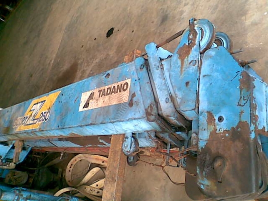 ขายเครน TADAN0 ซูเปอร์ Z 250 เครน2.5ตัน 4 ตอน เครนมือสองจากญี่ปุ่น ยังไม่เคยใช้ในไทย