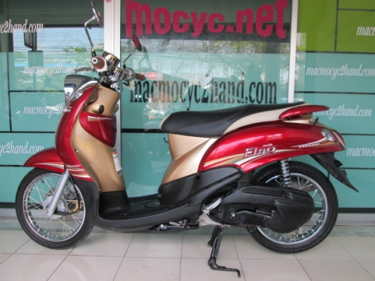 ขาย Finoคลาสสิค  รถปลายปี55 สีแดงไมล์ 3พันโล ตัวท๊อปคลอบไฟเปนโคเมี่ยม 26500