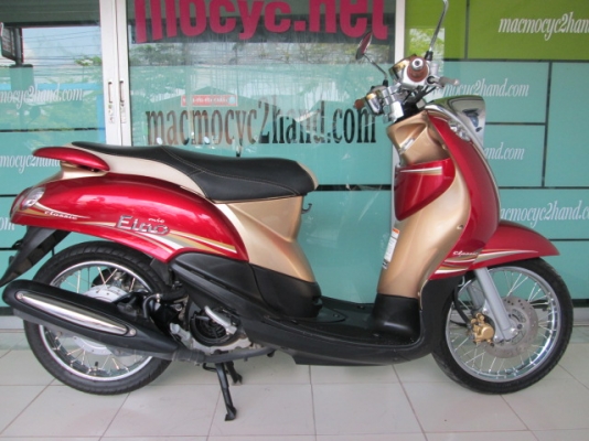 ขาย Finoคลาสสิค  รถปลายปี55 สีแดงไมล์ 3พันโล ตัวท๊อปคลอบไฟเปนโคเมี่ยม 26500