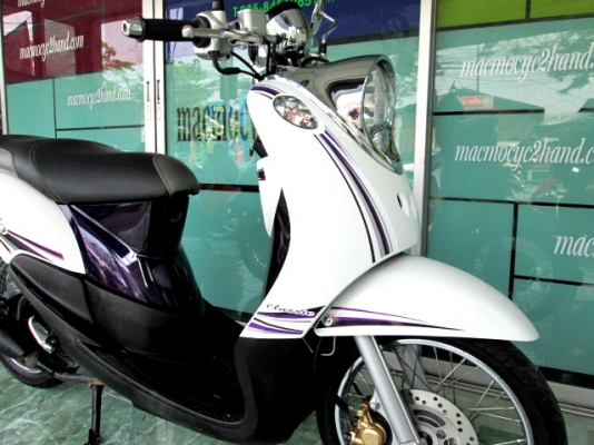 ขาย Finoคลาสสิค  รถปลายปี55 สีแดงไมล์ 3พันโล ตัวท๊อปคลอบไฟเปนโคเมี่ยม 26500