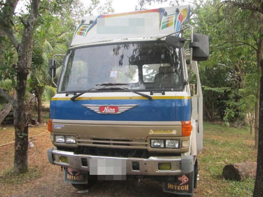 HINO KT920 วางหัว F18 เครือง HO7C 185 เเรงม้า  เพลาเดียว เทลเลอร์บรรทุกรถเกียวข้าว หางพับไฮโดริค สภาพสวยพร้อมใช้