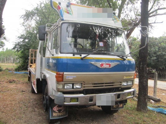 HINO KT920 วางหัว F18 เครือง HO7C 185 เเรงม้า  เพลาเดียว เทลเลอร์บรรทุกรถเกียวข้าว หางพับไฮโดริค สภาพสวยพร้อมใช้