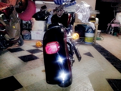 ขาย Honda Steed 400 แดง-ดำ สรรพสามิต แต่งสวยๆเชียงใหม่