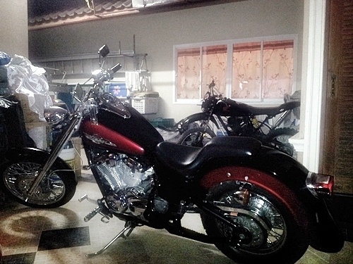 ขาย Honda Steed 400 แดง-ดำ สรรพสามิต แต่งสวยๆเชียงใหม่