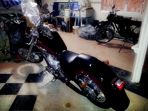 ขาย Honda Steed 400 แดง-ดำ สรรพสามิต แต่งสวยๆเชียงใหม่