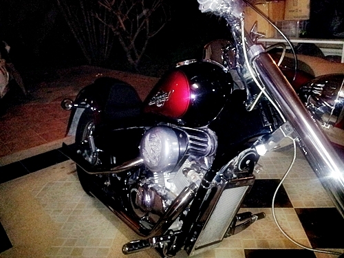 ขาย Honda Steed 400 แดง-ดำ สรรพสามิต แต่งสวยๆเชียงใหม่