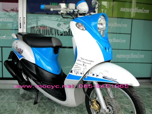 ขาย Finoแฟร์ชั่น รถเดือน พ.ย.ปี55 รถ3เดือน สีฟ้าขาว สภาพใหม่ๆ โปรโมชั่น 24500