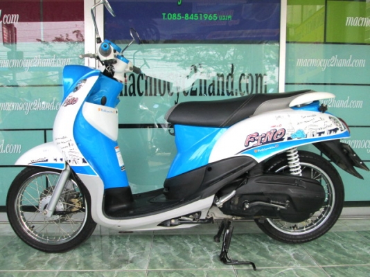 ขาย Finoแฟร์ชั่น รถเดือน พ.ย.ปี55 รถ3เดือน สีฟ้าขาว สภาพใหม่ๆ โปรโมชั่น 24500