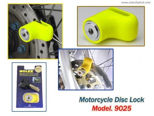 กันขโมยรถจักรยานยนต์ ล็อคดิสเบรครถมอเตอร์ไซค์ SOLEX ของแท้ 280 บ.