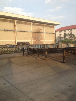 ต้องการขายหางเทรนเลอร์พื้นเรียบ 12 M ต้องการขายหางเทรนเลอร์พื้นเรียบ 12 M