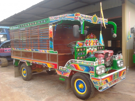 ขายรถอีแต๋นช่วงล่างรุ่นใหญ่ต่อใหม่ พร้อมทะเบียน คัชซีหน้า 5 มีสโล