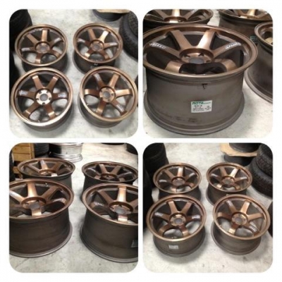 ขายล้อTE37 ขอบ18 กว้าง10 4วง งานROTA ไหม่กริ๊บ ขายถูกๆ