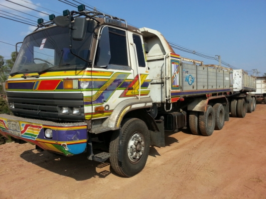 ขายด่วนNISSAN UDCW430 M230แรงสองเพลาดั้มเเม่ลูกมือเดียวจากห้างสภาพพร้อมใช้รีบจอง โทร0801515451 0811838154