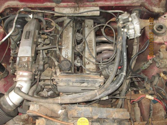 ขาย ยกคันหรือ แยก KE20 เครื่อง 4AG แก๊ช ดิส สี่ล้อ ทะเบียนขาด 54  20000 รถโดนน้ำครับ