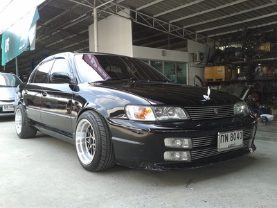 ขาย โตโยต้าAE100 (สามห่วง) ปลายปี 96 สีดำ ยากูซ่า แต่ง วีไอพี