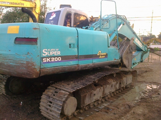 แบคโฮSK200-6  YN09 รถสภาพดีใช้ได้มีอินวอยล์