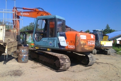 ขายด่วน!..รถแบคโฮ HITACHI EX 120-3 เก่าญีปุ่น ขายตามสภาพ.